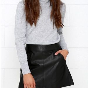NWT Faux Leather Mini Skirt
